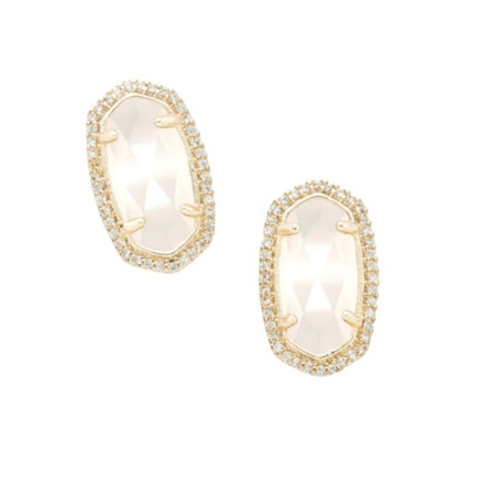 Kendra Scott Ellie Lux Earrings in Mother of Pearl